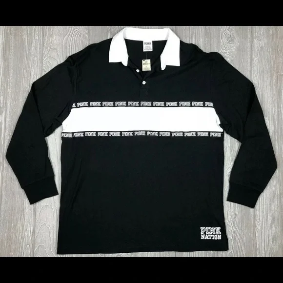 PINK Victoria's Secret Tops Victorias Secret Pink Collared